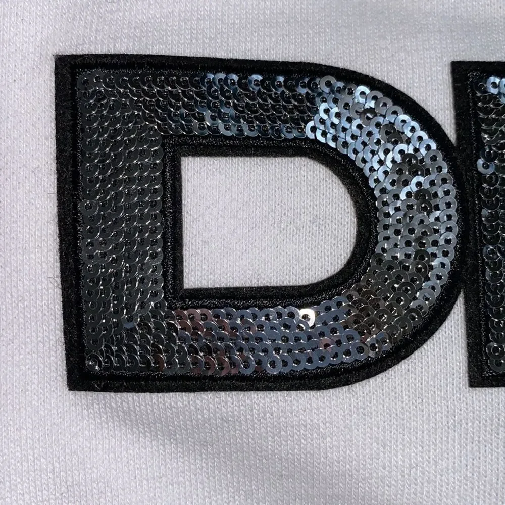 DKNY sequin logo sweatshirt